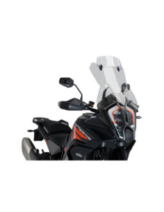 PUIG TOURING WINDSCREEN PLUS-VISOR FOR KTM 1290 R SUPER ADVENTURE 24-25 LIGHT SMOKED