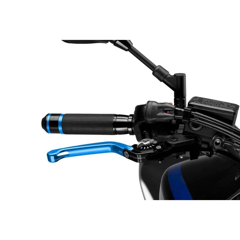 puig lever 30 brake folding blue with silver selector
