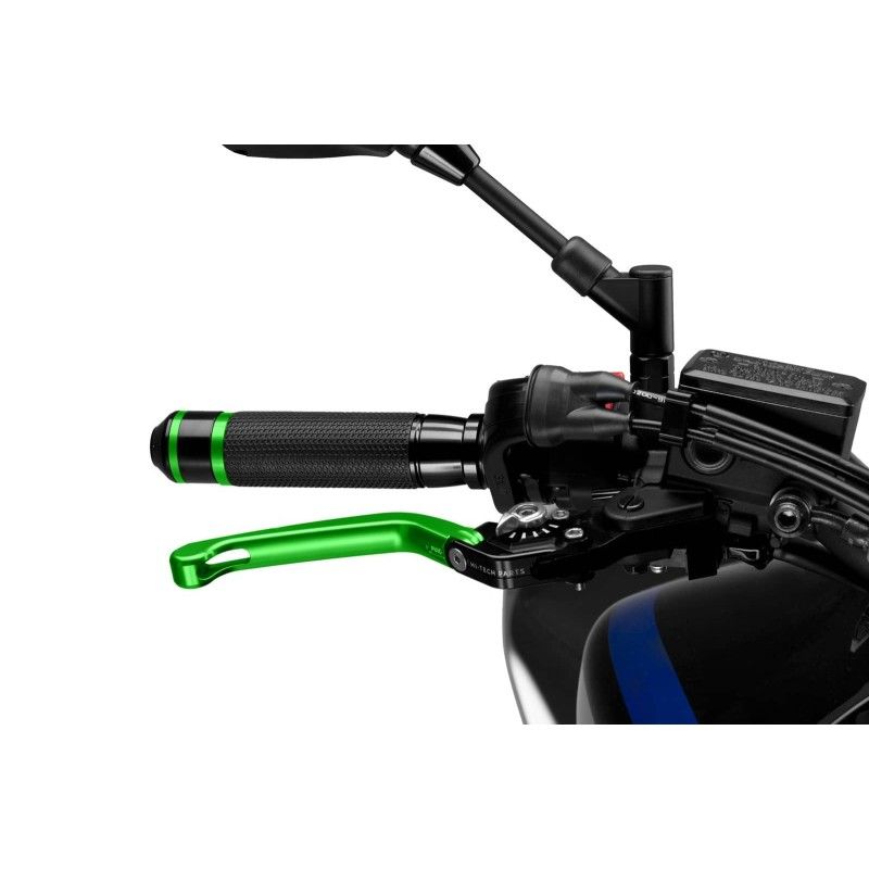 puig lever 30 folding brake green and silver selector