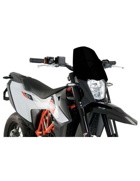 puig naked ng sport screen for ktm 690 smc r 21-25 black