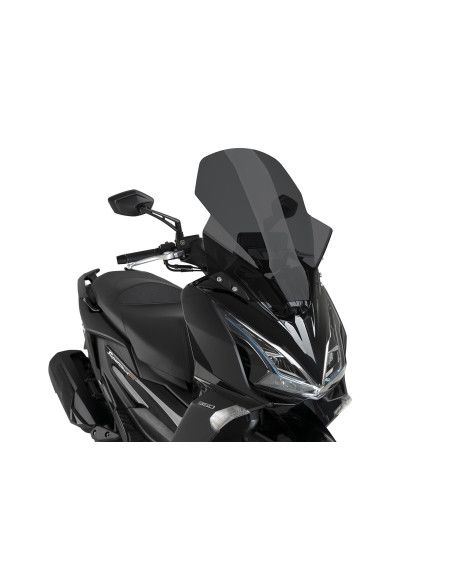 Puig V-Tech Line Touring Windshield for Kymco Superdink 125 GT 2025 Dark Smoke