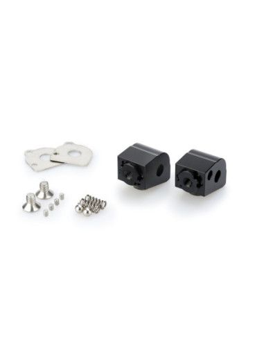 Puig adjustable passenger footrest adapters for KTM 1290 S Super Adventure 17-20 black