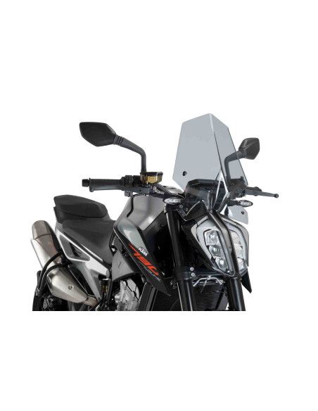Puig naked ng sport windshield for ktm 790 duke 24-25 light smoke