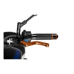 PUIG ORANGE SHORT FIXED CLUTCH LEVER 3.0 AND BLUE SELECTOR