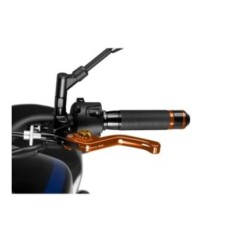 PUIG ORANGE SHORT FIXED CLUTCH LEVER 3.0 AND GOLD SELECTOR