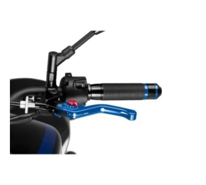 PUIG LEVER 3.0 FIXED CLUTCH SHORT BLUE WITH RED SELECTOR