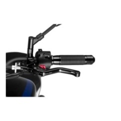 PUIG LEVER 3.0 FIXED CLUTCH SHORT BLACK WITH RED SELECTOR