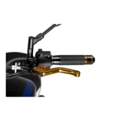 PUIG GOLD SHORT FIXED CLUTCH LEVER 3.0 AND ORANGE SELECTOR
