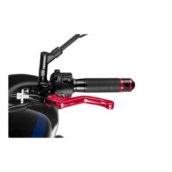 PUIG LEVER 3.0 FIXED SHORT CLUTCH RED WITH SILVER SELECTOR