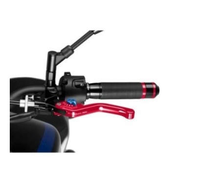 PUIG LEVER 3.0 FIXED SHORT CLUTCH RED WITH BLUE SELECTOR