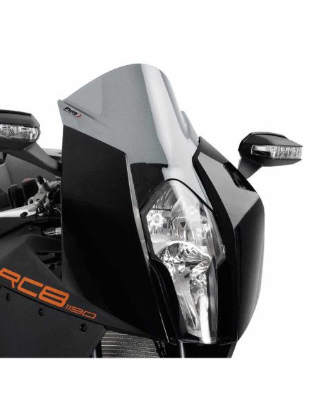 puig cupolino z-racing per ktm rc8 1190 r 09-15 fume chiaro