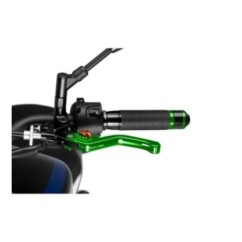 PUIG GREEN SHORT FIXED CLUTCH LEVER 3.0 AND ORANGE SELECTOR