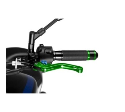 PUIG GREEN SHORT FIXED CLUTCH LEVER 3.0 AND BLUE SELECTOR