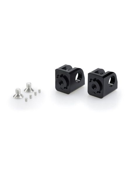 Puig adjustable rider footrest adapters for Kawasaki Z1100 2026 black