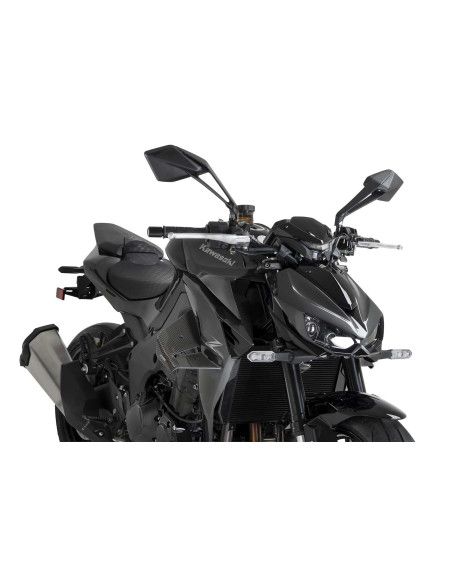 Aileron Puig D12 Kawasaki Z1100 2026 aspect carbone