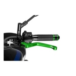 PUIG GREEN FIXED CLUTCH LEVER 3.0 AND SILVER SELECTOR