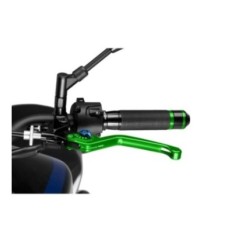 PUIG GREEN FIXED CLUTCH LEVER 3.0 AND BLUE SELECTOR