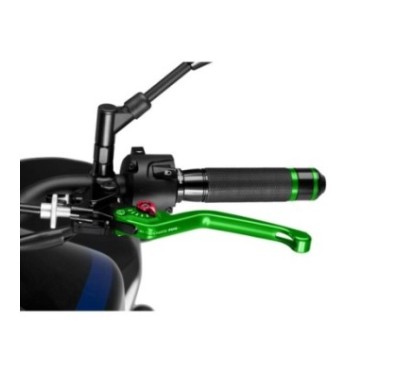 PUIG GREEN FIXED CLUTCH LEVER 3.0 AND RED SELECTOR