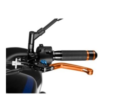 PUIG ORANGE FOLDING CLUTCH LEVER 3.0 AND BLUE SELECTOR