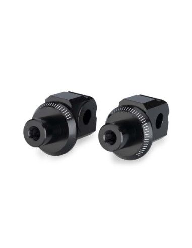ADAPTATEURS DE REPOSE-PIED FIXES POUR PILOTE ET PASSAGER PUIG ZONTES 368G ADV 2025 NOIRS | Puig