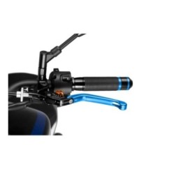 PUIG BLUE FOLDING CLUTCH LEVER 3.0 AND ORANGE SELECTOR