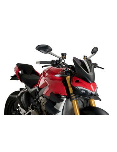PUIG NAKED NG SPORT WINDSCHUTZSCHEIBE FUR DUCATI STREETFIGHTER V4 23-24 DUNKELRAUCH | Puig
