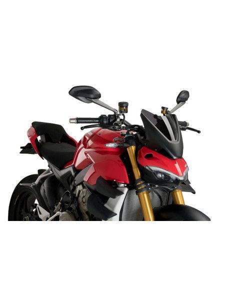 PUIG NAKED NG SPORT WINDSCHUTZSCHEIBE FUR DUCATI STREETFIGHTER V4 23-24 DUNKELRAUCH | Puig