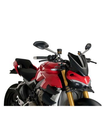 PUIG NAKED NG Sportscheibe fUr Ducati Streetfighter V4 23-24 Schwarz | Puig
