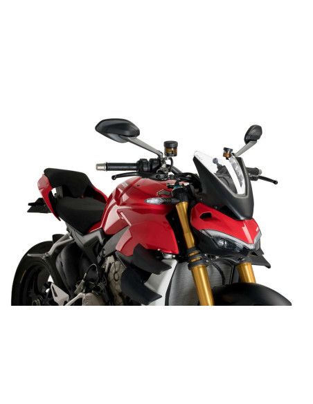 puig cupolino naked n.g. sport per ducati streetfighter v4 s 23-24 trasparente