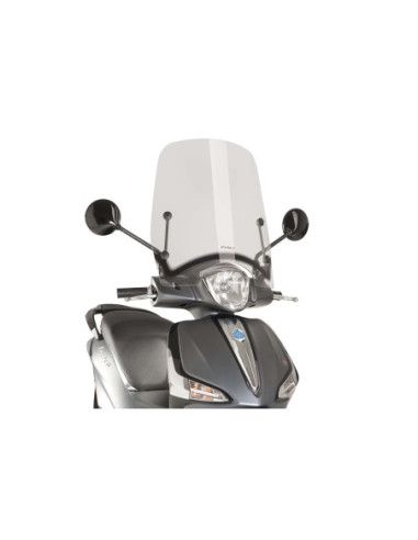 Parabrisas Puig scooter TS Piaggio Liberty 150 IGET 3V ABS 15-19 transparente