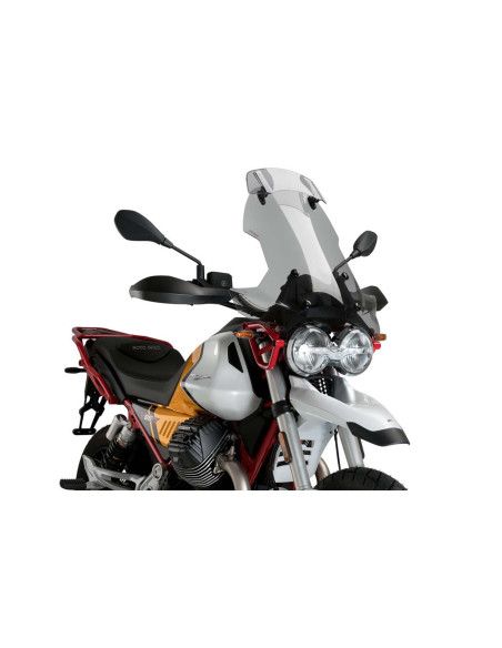 Puig Touring Windshield-Visor for Moto Guzzi V85 TT 850 21-25 Light Smoke