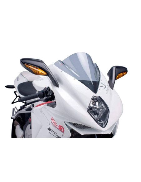 Puig Z-Racing Windschutzscheibe fur MV Agusta F3 675 13-20 Hellgrau