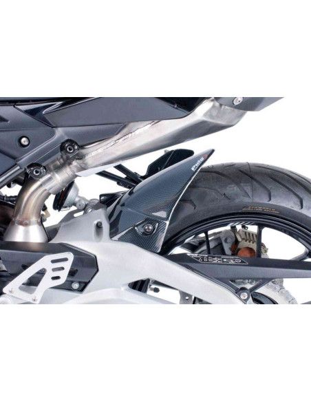 Garde-boue arriere Puig pour Aprilia Shiver 750 2010-2016 aspect carbone
