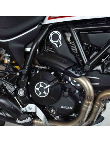 Puig frame caps for Ducati Scrambler Desert Sled 23-25 black