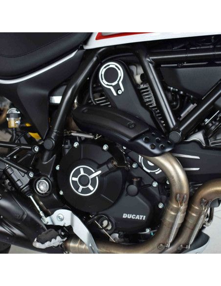 Embellecedores de chasis Puig para Ducati Scrambler Desert Sled 23-25 negros