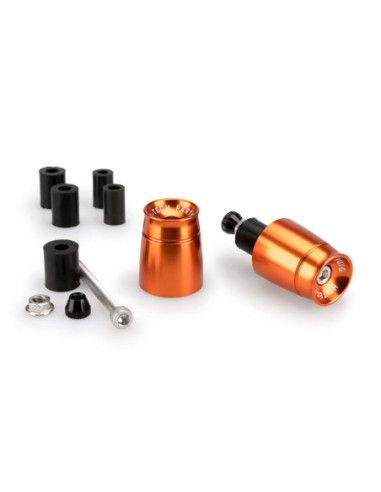 Puig Sport Bar Ends Ducati Scrambler 800 Icon Dark 23-25 Orange