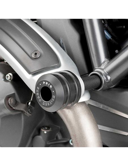 puig tamponi paratelaio mod. vintage ducati scrambler icon dark 23-25 nero