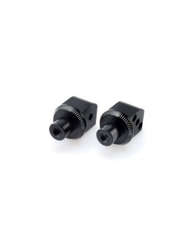Adaptateurs de repose-pieds passager fixes Puig pour Kawasaki Ninja H2 SX SE 23-25 noir