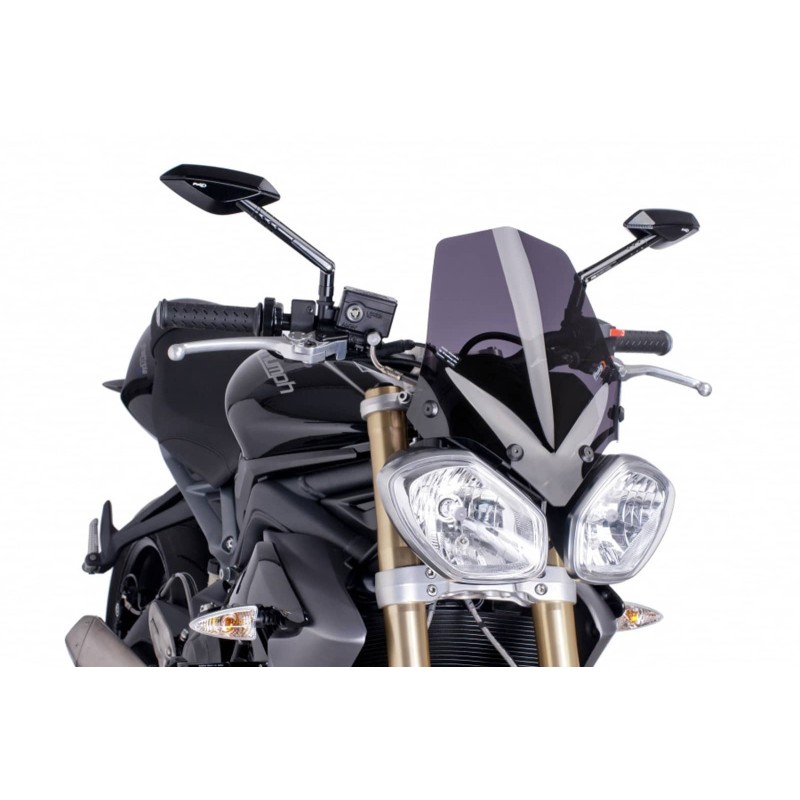 PUIG CUPOLINO NAKED NEW GENERATION SPORT PER TRIUMPH SPEED TRIPLE 11'-15' FUME SCURO