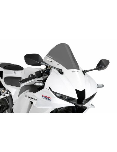 Pare-brise Racing HP Racing pour Honda CBR600 RR 2023, couleur fumEe foncEe | Racingbike