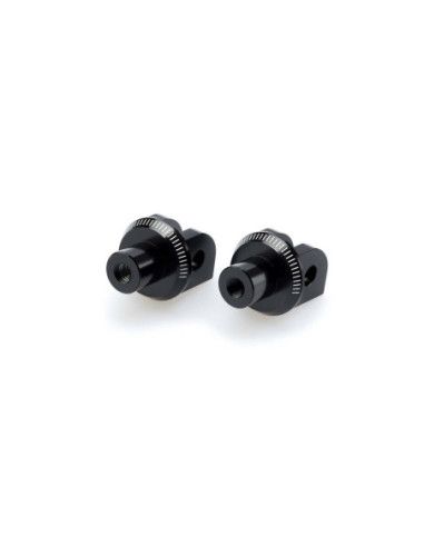 Adaptateurs de dossier fixe Puig pour Suzuki DL650 V-Strom 07-11, noirs