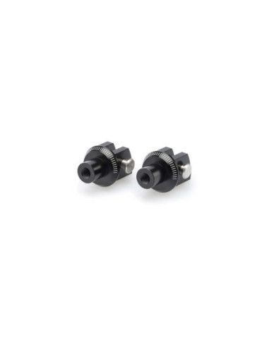 Adaptateurs de repose-pieds fixes Puig pour Yamaha FZ8 13-16 noirs