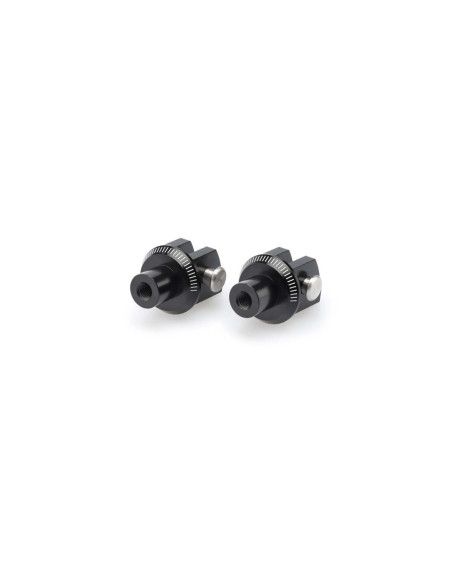 Adaptateurs de repose-pieds fixes Puig pour Yamaha FZ8 13-16 noirs