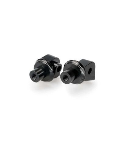 Adaptateurs de repose-pieds fixes Puig pour Yamaha XT1200Z Super Tenere 17-20, noirs
