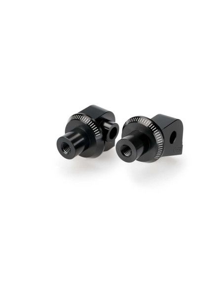 Adaptateurs de repose-pieds fixes Puig pour Yamaha XT1200Z Super Tenere 17-20, noirs