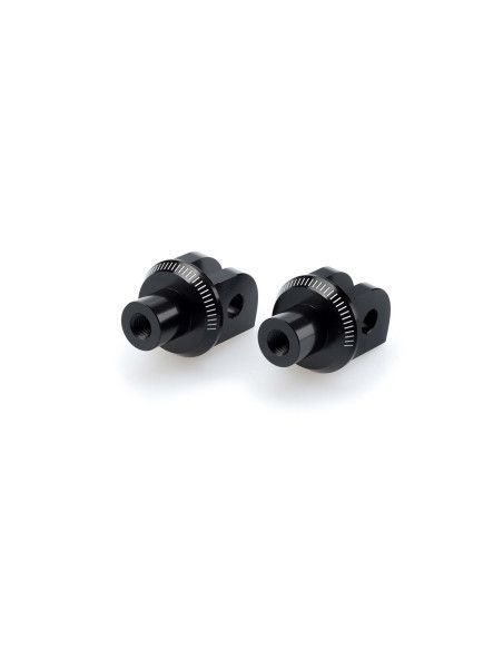 Adaptateurs de repose-pieds fixes Puig pour Triumph Bonneville Bobber 21-25, noirs