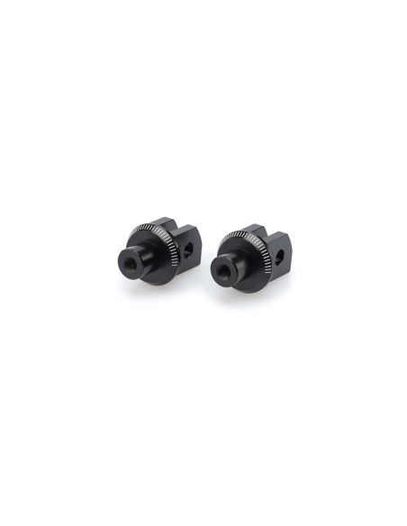 Puig fixed rider footrest adapters Yamaha MT-125 21-25 black