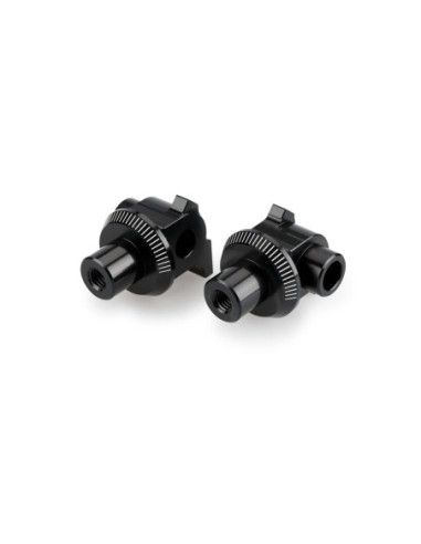 Puig fixed rider footrest adapters Yamaha Tenere 700 23-24 black