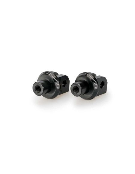Adaptateurs de repose-pieds fixes Puig pour Yamaha XSR900 2025 noirs
