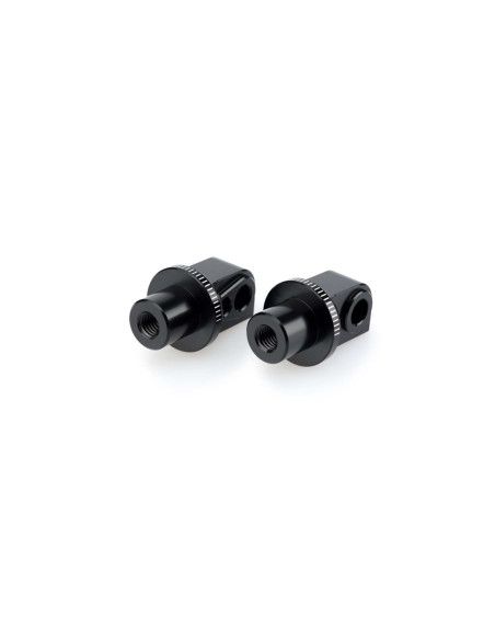 Adaptateurs de repose-pieds passager fixes Puig pour Suzuki GSX-R125 22-24 noir